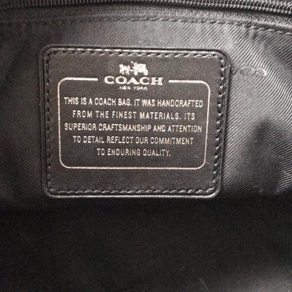 Gently used metallic Coach Bag - Picture 4 of 5